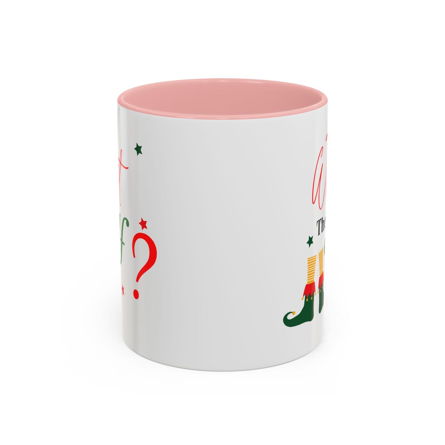 “What the elf”Accent Coffee Mug (11, 15oz)