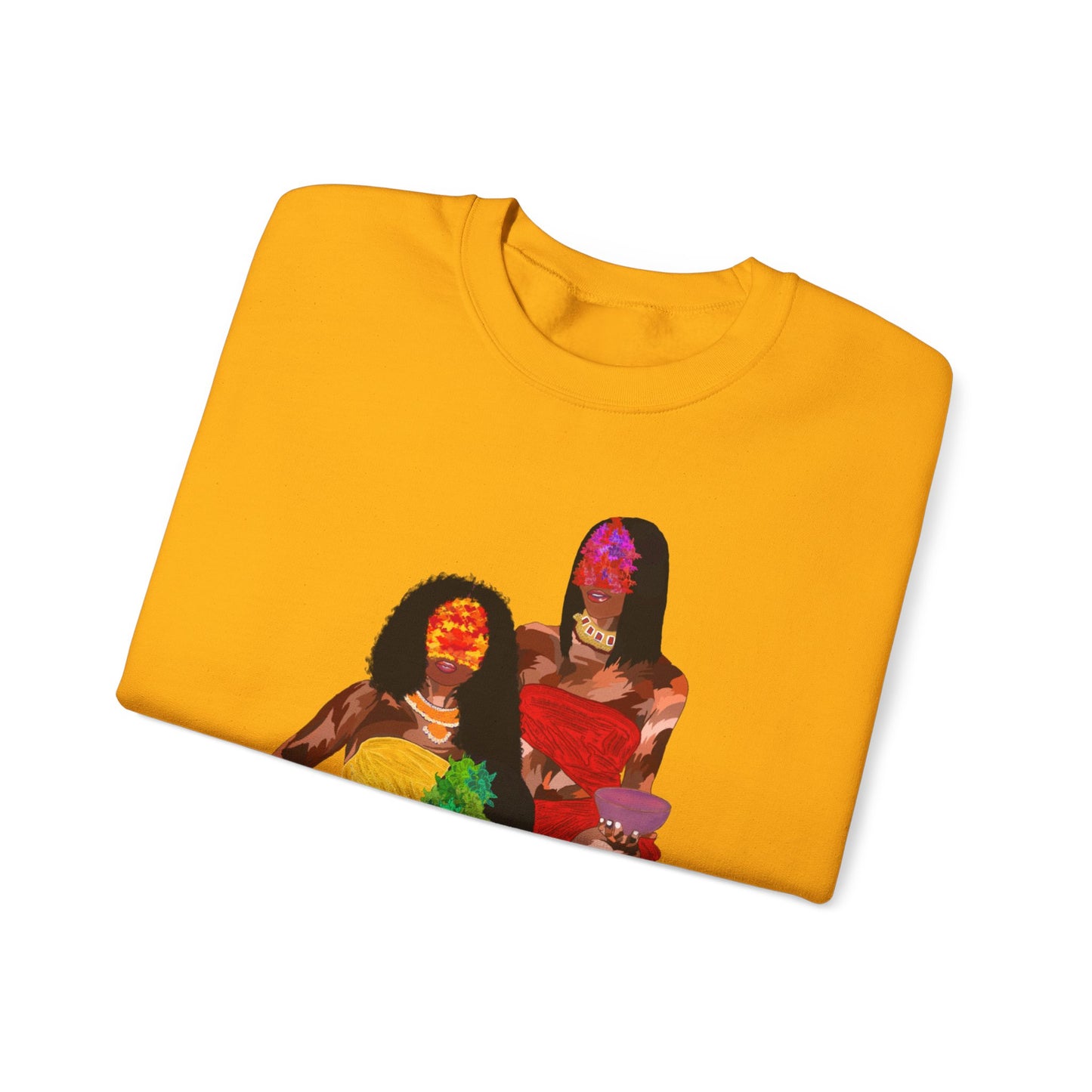 “Melanin Women”Unisex Heavy Blend™ Crewneck Sweatshirt