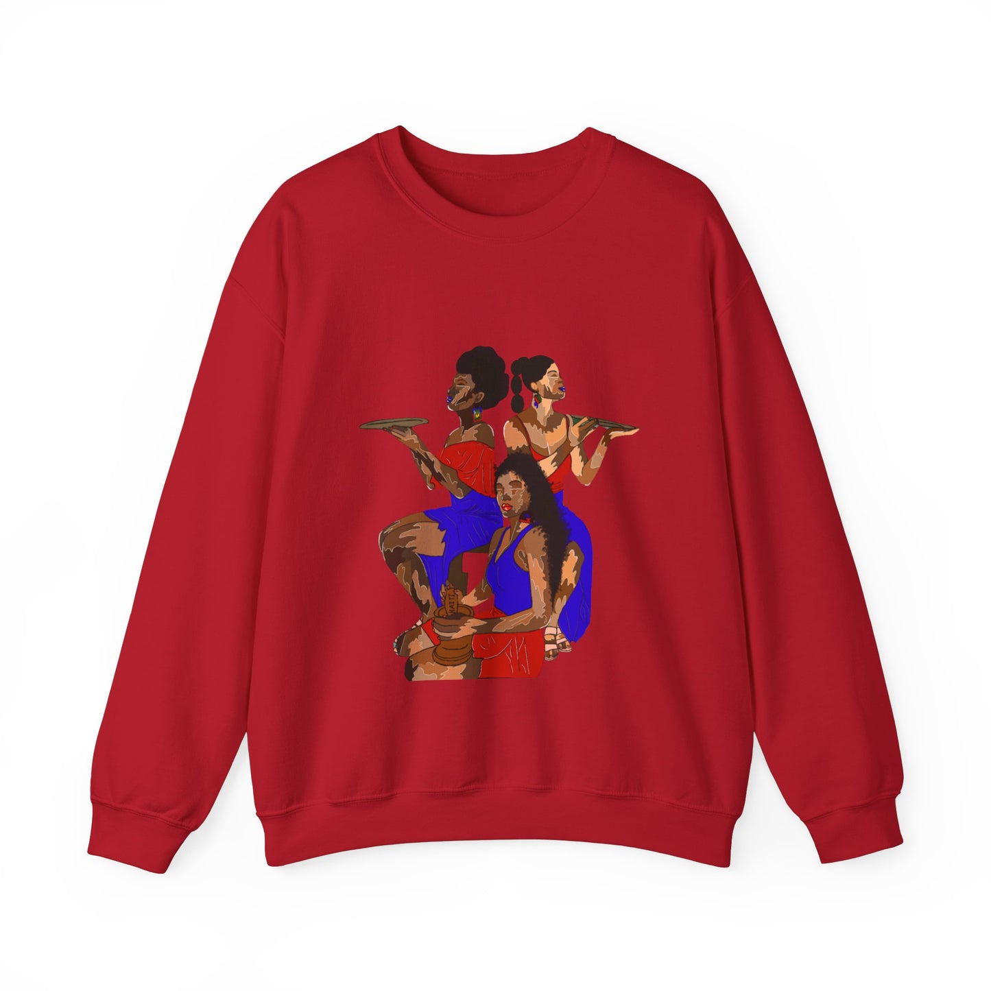 "Haitian women" Unisex Heavy Blend™ Crewneck Sweatshirt