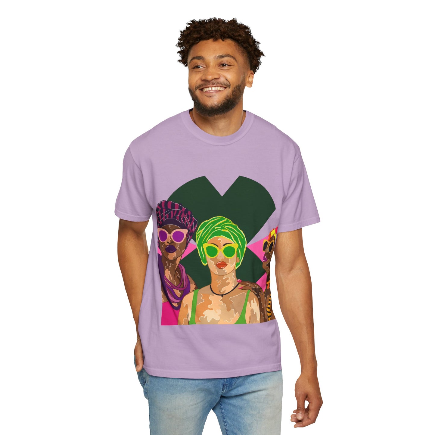 “Melaninpoppin” Unisex Garment-Dyed T-shirt