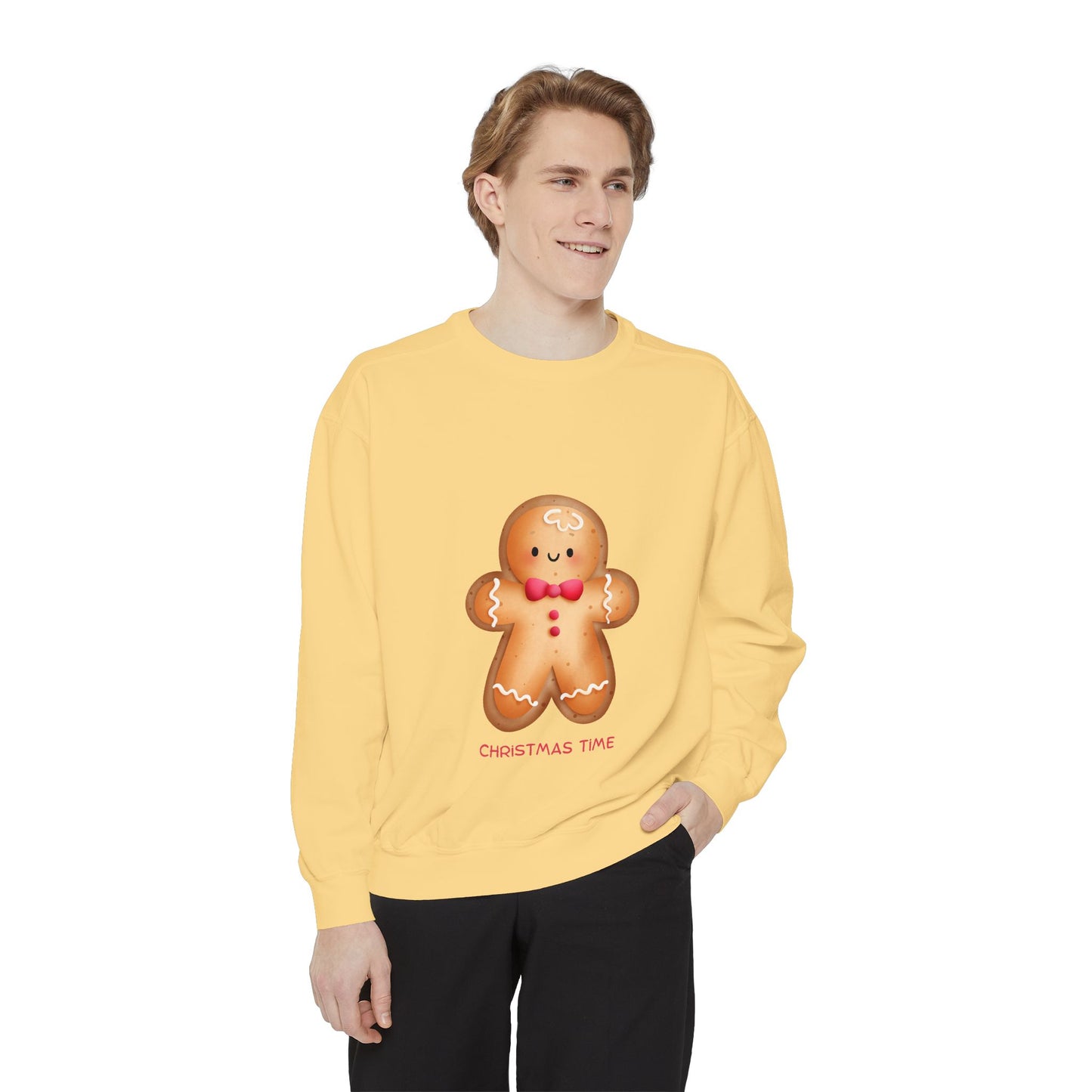 "Cookies, little man" Unisex Garment-Dyed Sweatshirt