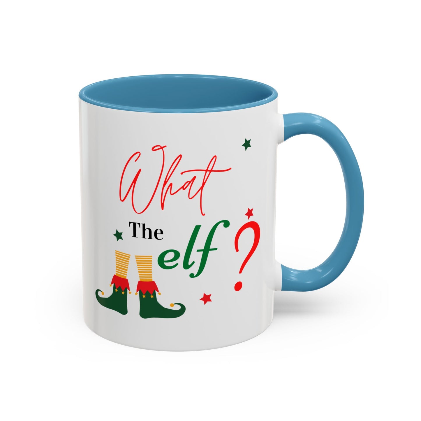 “What the elf”Accent Coffee Mug (11, 15oz)