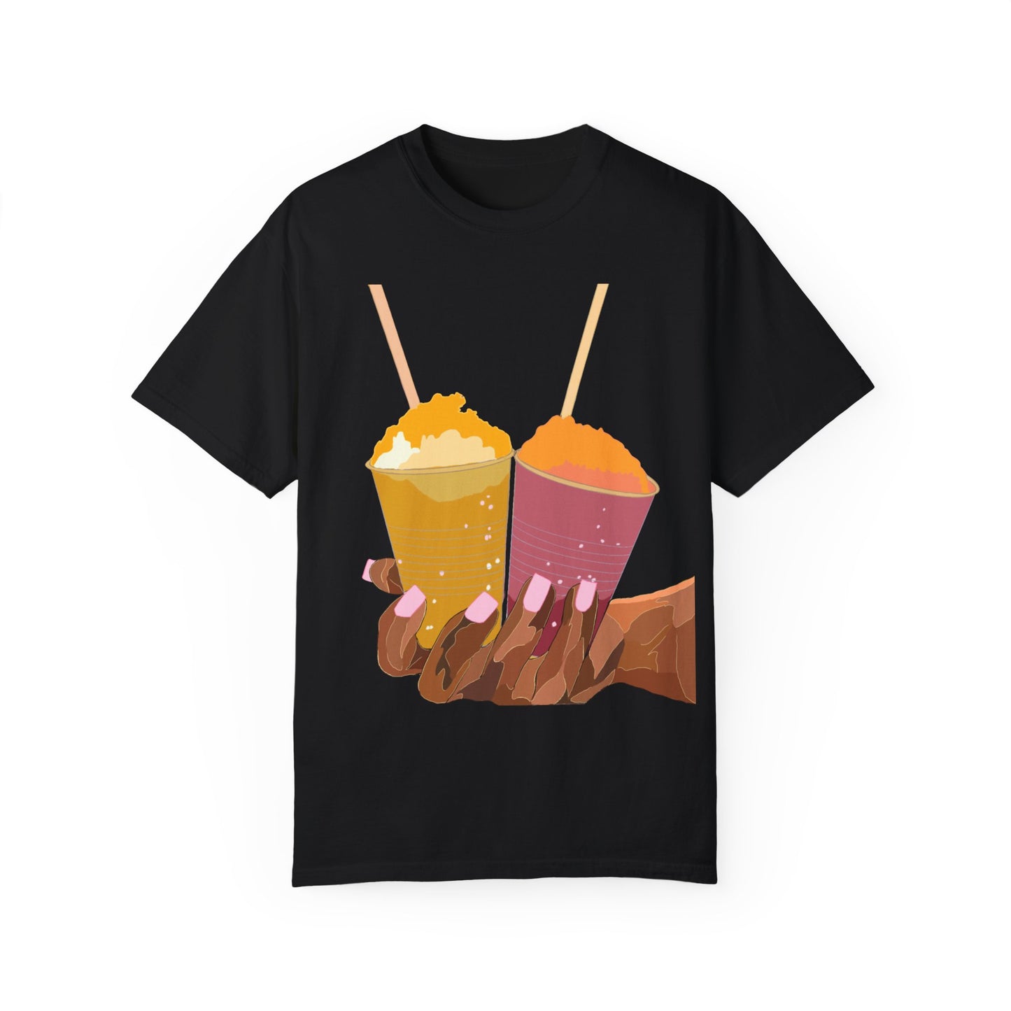 " Tropical Melanin" Unisex Garment-Dyed T-shirt