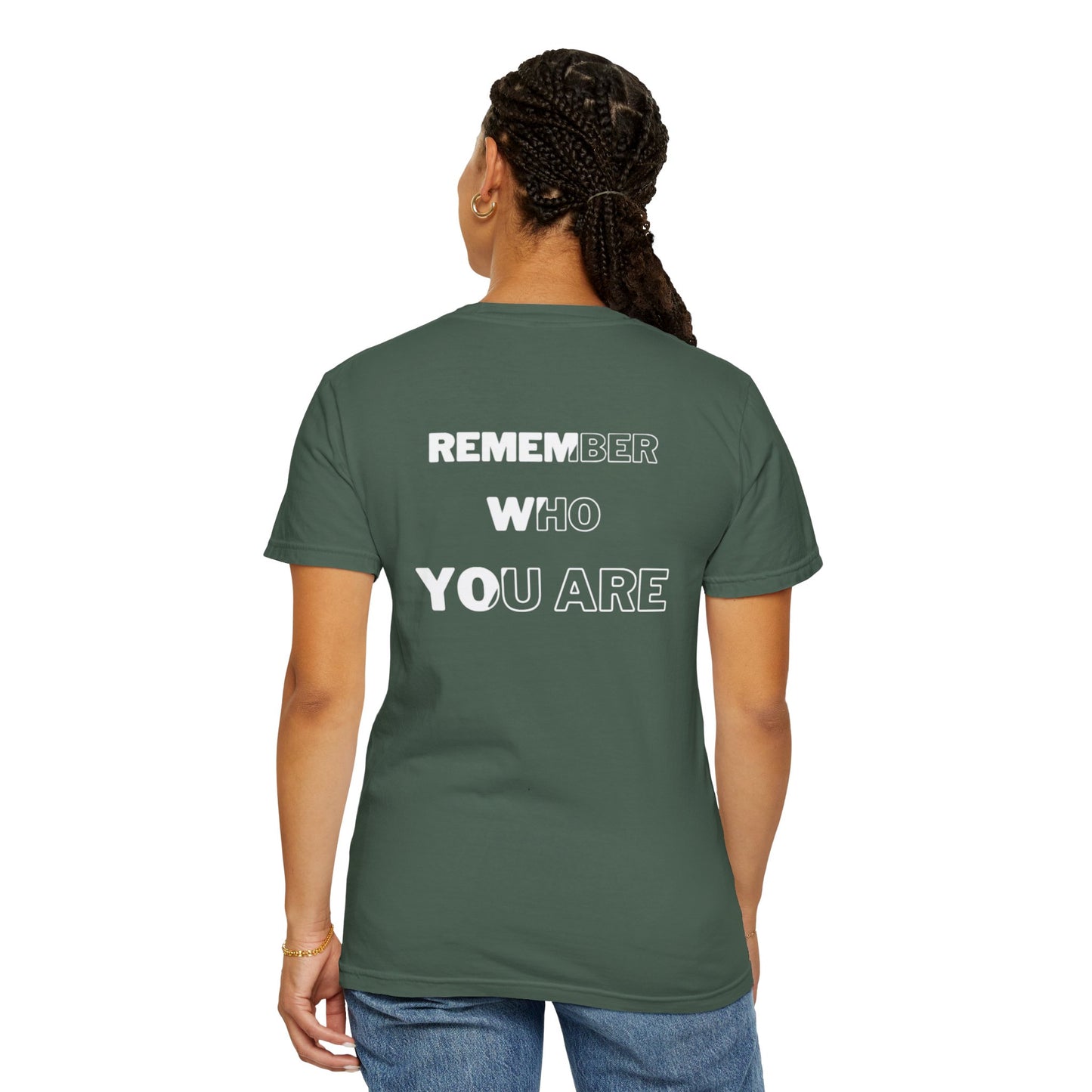 "1804, Remember who you are" Unisex Garment-Dyed T-shirt