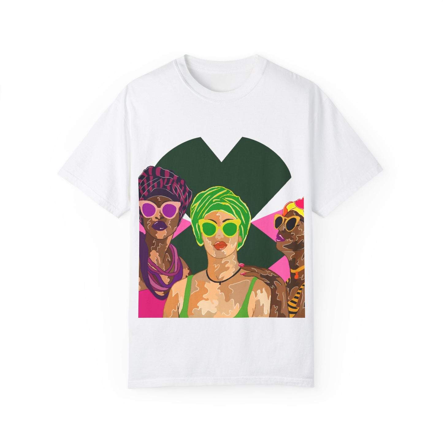 “Melaninpoppin” Unisex Garment-Dyed T-shirt