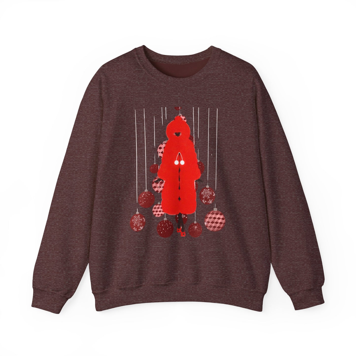 "Petit chaperon rouge, Christmas outfit" Unisex Heavy Blend™ Crewneck Sweatshirt